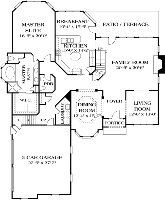 Main Floor Plan: 106-475