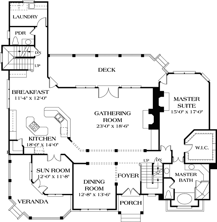 Main Floor Plan: 106-476