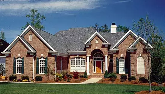 Traditional house plans 106-478 - front exterior, 4,711 sq ft, 5 bed, 4 bath house plans | Monster House Plans