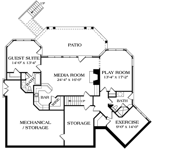 Lower Floor Plan:106-501