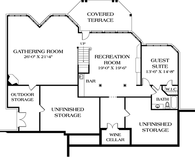 Lower Floor Plan:106-538