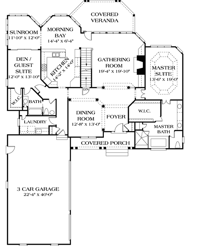 Main Floor Plan: 106-538