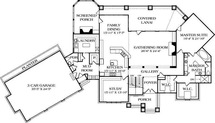 Main Floor Plan: 106-546