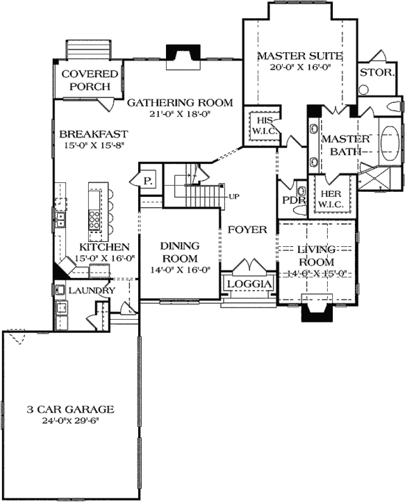 Main Floor Plan: 106-560