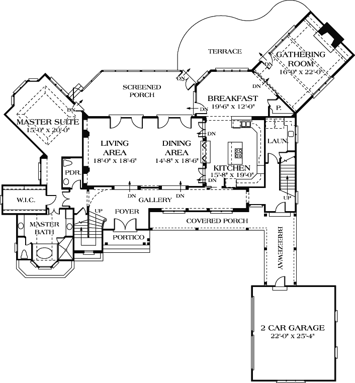 Main Floor Plan: 106-563