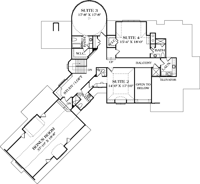 Upper/Second Floor Plan:106-579