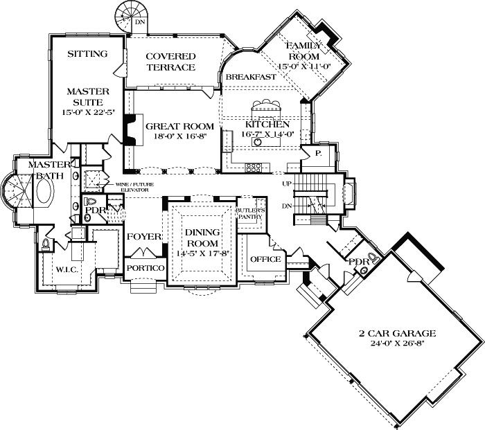 Main Floor Plan: 106-585