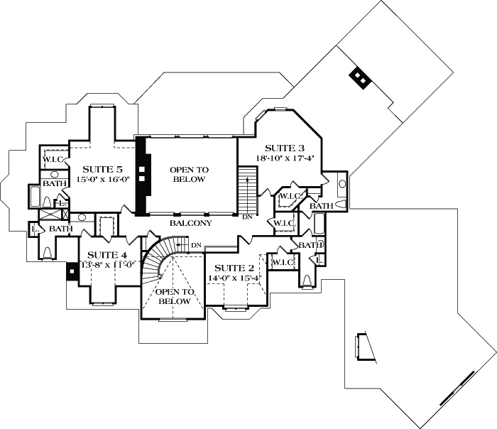 Upper/Second Floor Plan:106-590