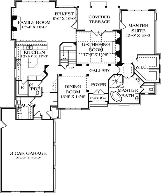 Main Floor Plan: 106-592