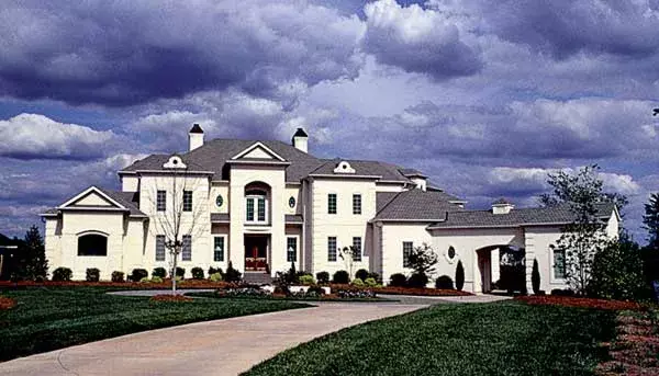 Mediterranean house plans 106-623 - front exterior, 6,820 sq ft, 5 bed, 4 bath house plans | Monster House Plans