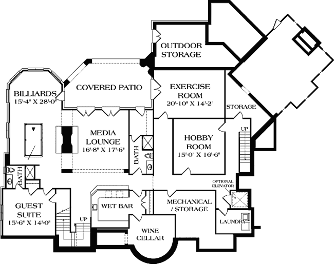 Lower Floor Plan:106-630