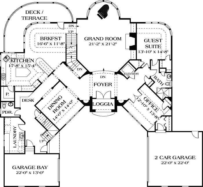 Main Floor Plan: 106-633
