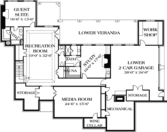 Lower Floor Plan:106-652