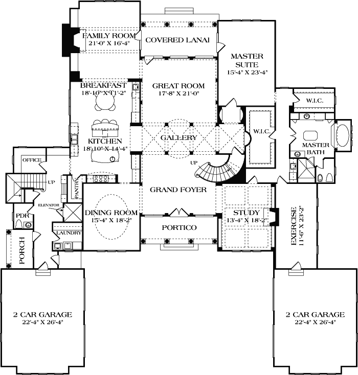 Main Floor Plan: 106-655