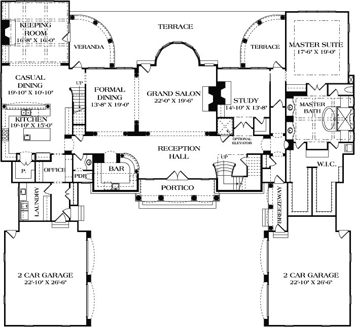 Main Floor Plan: 106-658