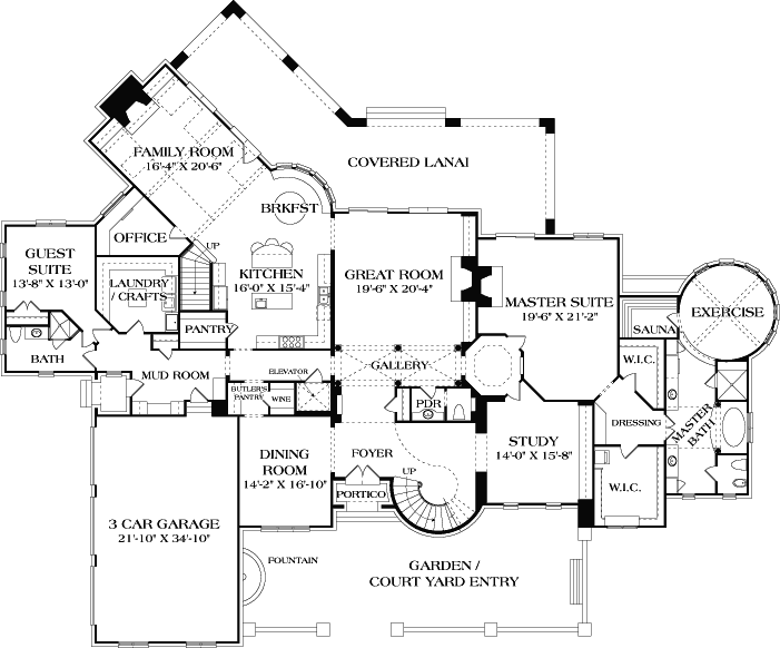 Main Floor Plan: 106-661