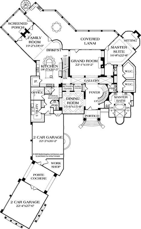 Main Floor Plan: 106-663