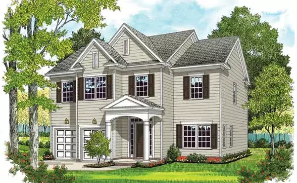 Traditional house plans 106-691 - front exterior, 2,334 sq ft, 4 bed, 2 bath house plans | Monster House Plans