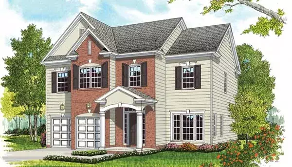 Traditional house plans 106-692 - front exterior, 2,334 sq ft, 4 bed, 2 bath house plans | Monster House Plans