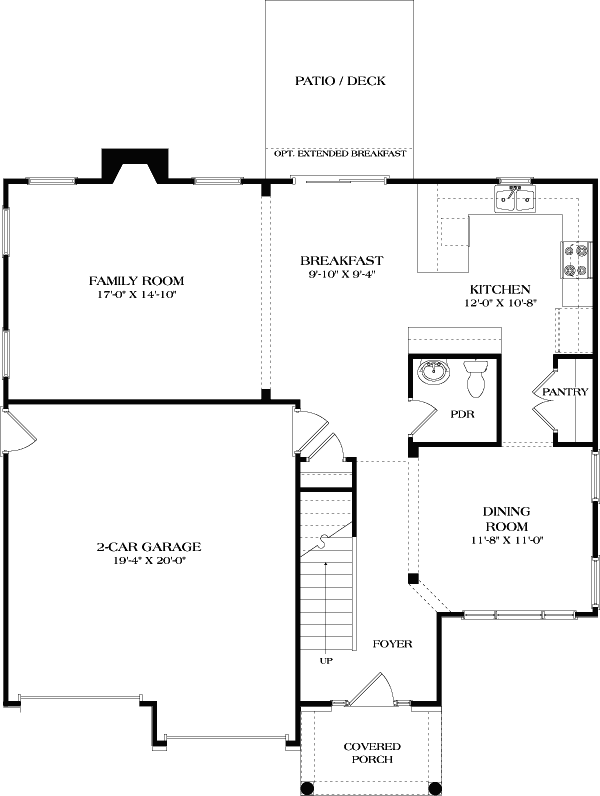 Main Floor Plan: 106-692