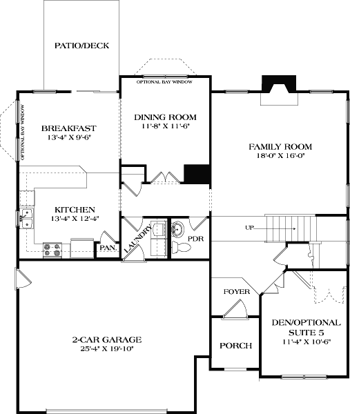 Main Floor Plan: 106-700
