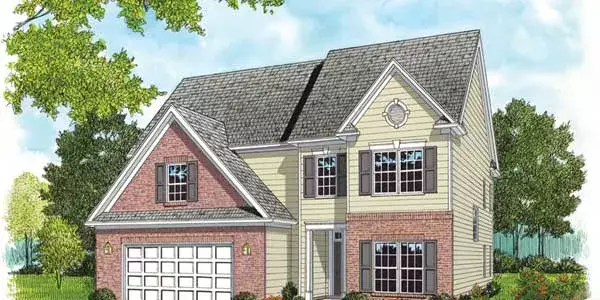 Traditional house plans 106-701 - front exterior, 2,590 sq ft, 4 bed, 2 bath house plans | Monster House Plans