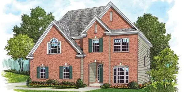 Traditional house plans 106-702 - front exterior, 2,590 sq ft, 4 bed, 2 bath house plans | Monster House Plans