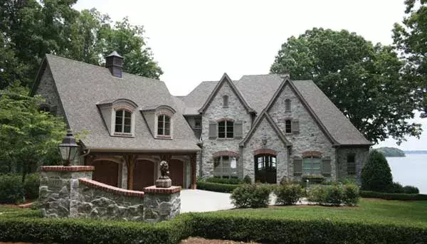 European house plans 106-725 - front exterior, 4,816 sq ft, 4 bed, 4 bath house plans | Monster House Plans