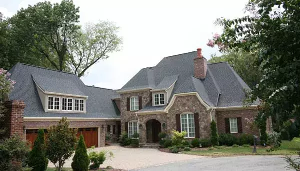 European house plans 106-730 - front exterior, 5,343 sq ft, 4 bed, 2 bath house plans | Monster House Plans