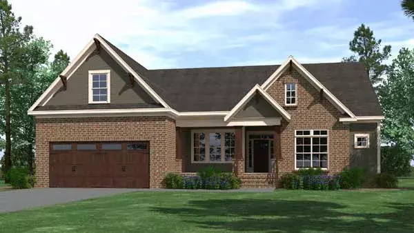 Craftsman house plans 109-102 - front exterior, 2,587 sq ft, 4 bed, 2 bath house plans | Monster House Plans