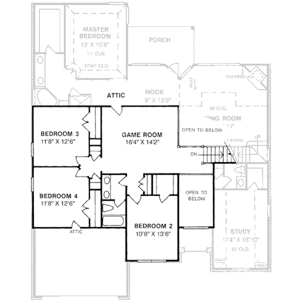Upper/Second Floor Plan:11-113