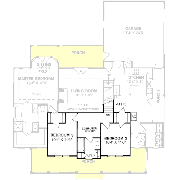 Upper/Second Floor Plan:11-136