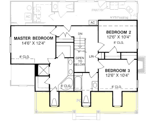 Upper/Second Floor Plan: 11-140