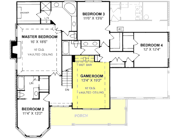 Upper/Second Floor Plan:11-149