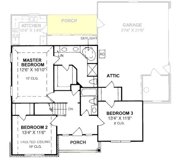 Upper/Second Floor Plan:11-150