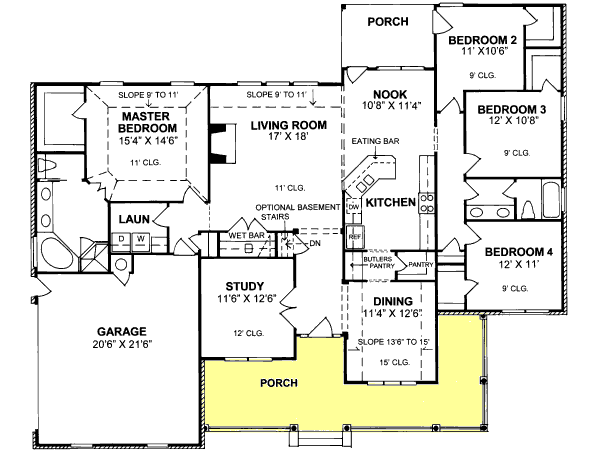 Main Floor Plan: 11-154