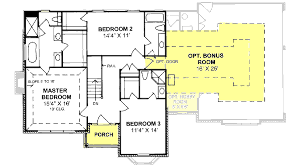 Upper/Second Floor Plan: 11-179