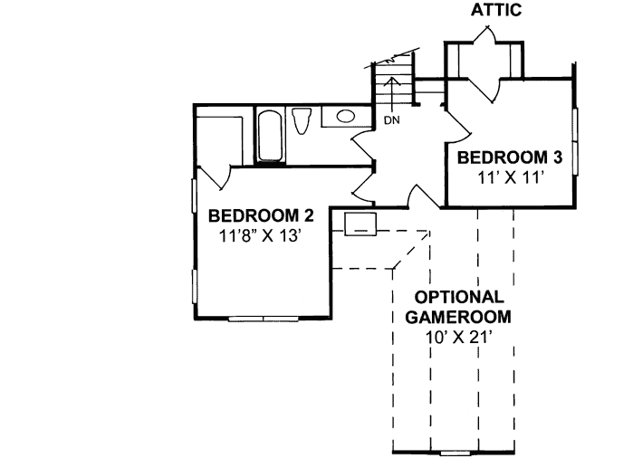 Upper/Second Floor Plan:11-243