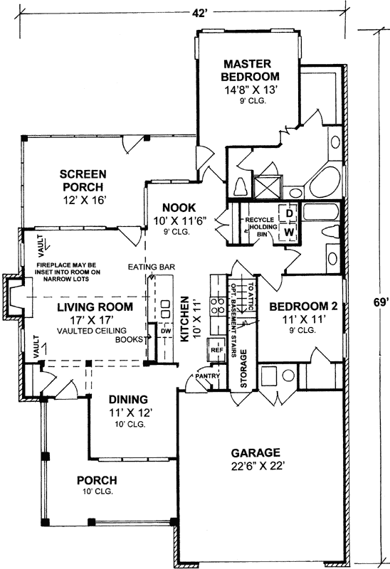 Main Floor Plan: 11-266