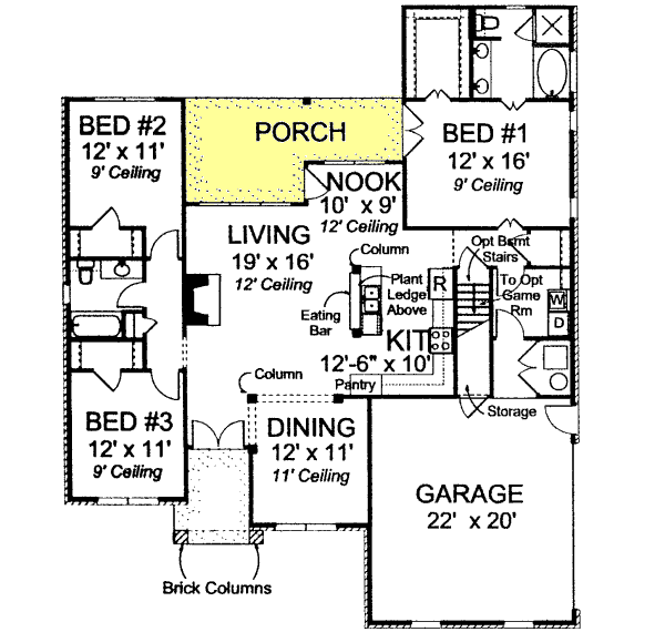 Main Floor Plan: 11-272