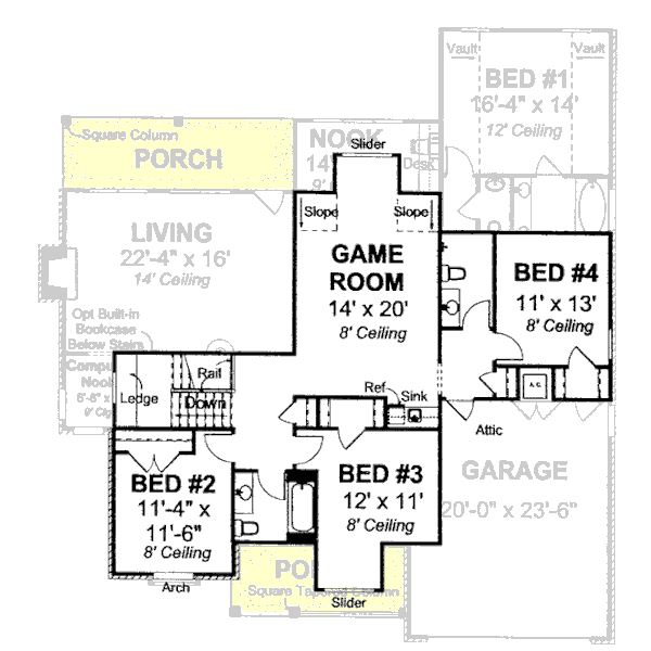 Upper/Second Floor Plan: 11-278