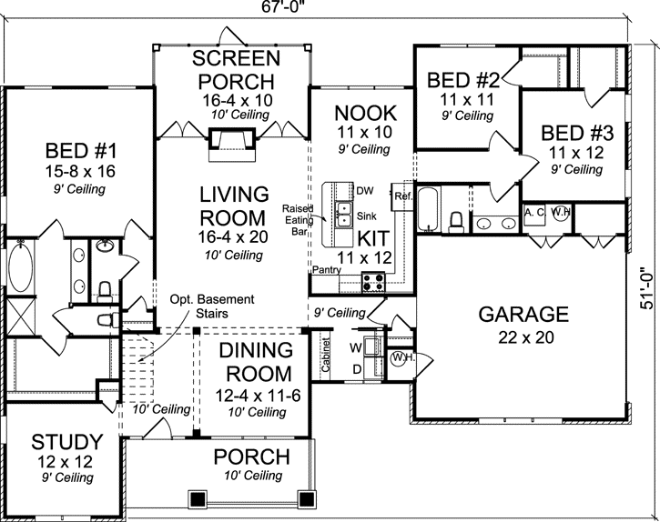 Main Floor Plan: 11-367