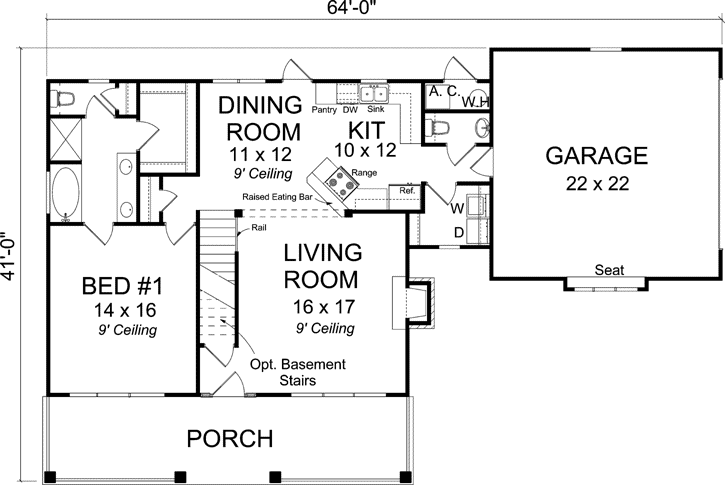 Main Floor Plan: 11-375