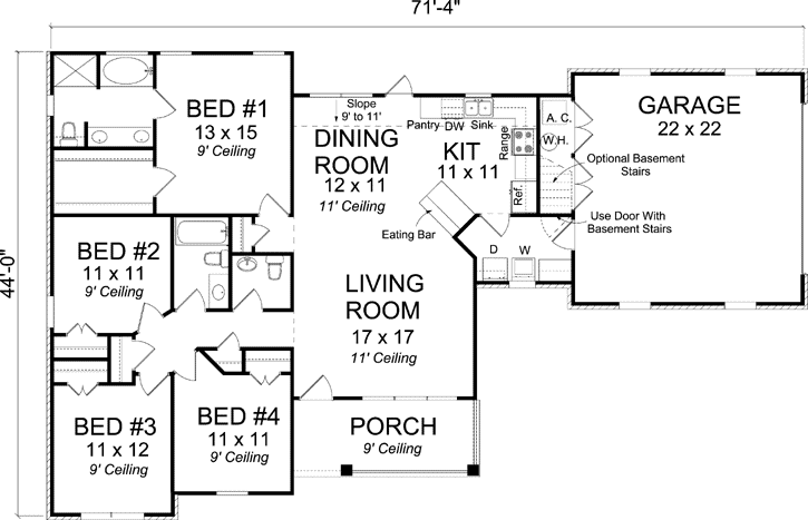 Main Floor Plan: 11-395
