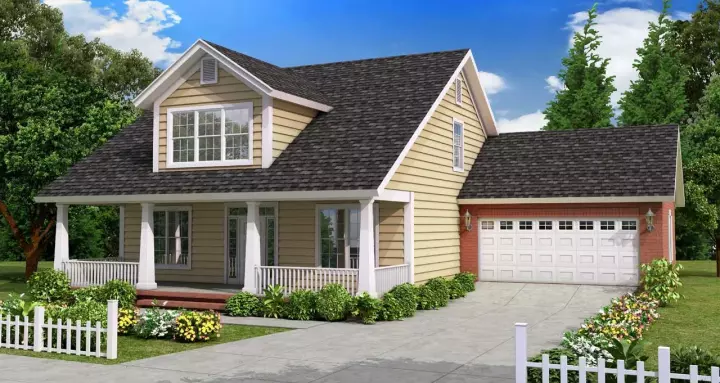 Craftsman house plans 11-400 - front exterior, 1,871 sq ft, 4 bed, 3 bath house plans | Monster House Plans