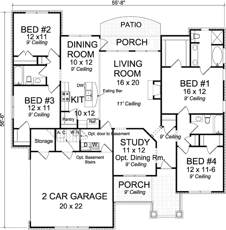 Main Floor Plan: 11-423