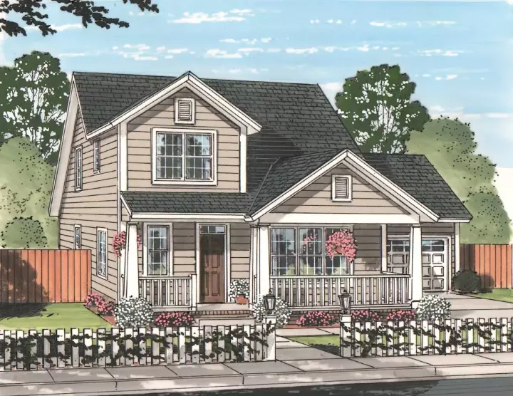 Craftsman house plans 11-463 - front exterior, 2,232 sq ft, 4 bed, 3 bath house plans | Monster House Plans