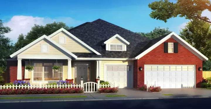 Craftsman house plans 11-473 - front exterior, 2,425 sq ft, 4 bed, 3 bath house plans | Monster House Plans