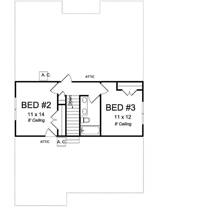 Upper/Second Floor Plan:11-477