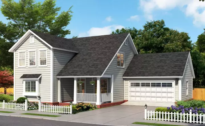 Traditional house plans 11-492 - front exterior, 1,878 sq ft, 3 bed, 3 bath house plans | Monster House Plans